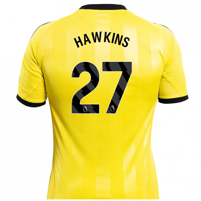 Danxen Herren Hannah Hawkins #27 Trikot Gelb Schwarz Torwarttrikot 2025/26