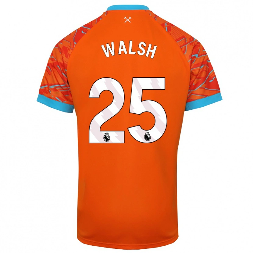 Danxen Herren Megan Walsh #25 Trikot Orange Weiß Torwarttrikot 2025/26