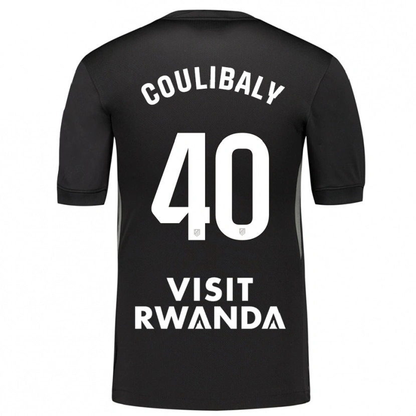 Danxen Herren Izan Coulibaly #40 Trikot Schwarz Weiß Torwarttrikot 2025/26
