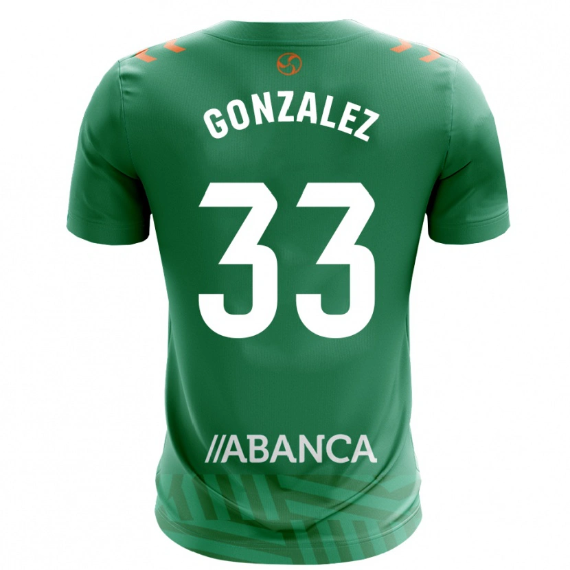 Danxen Herren Marcos González #33 Trikot Grün Weiß Torwarttrikot 2025/26
