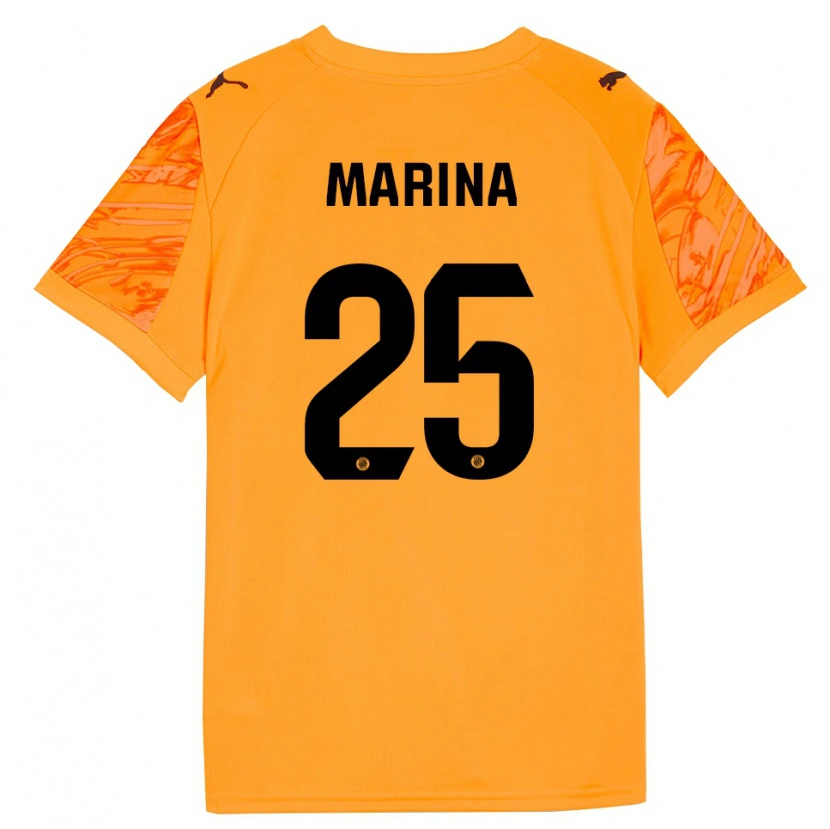 Danxen Herren Sergi Marina #25 Trikot Orange Schwarz Torwarttrikot 2025/26