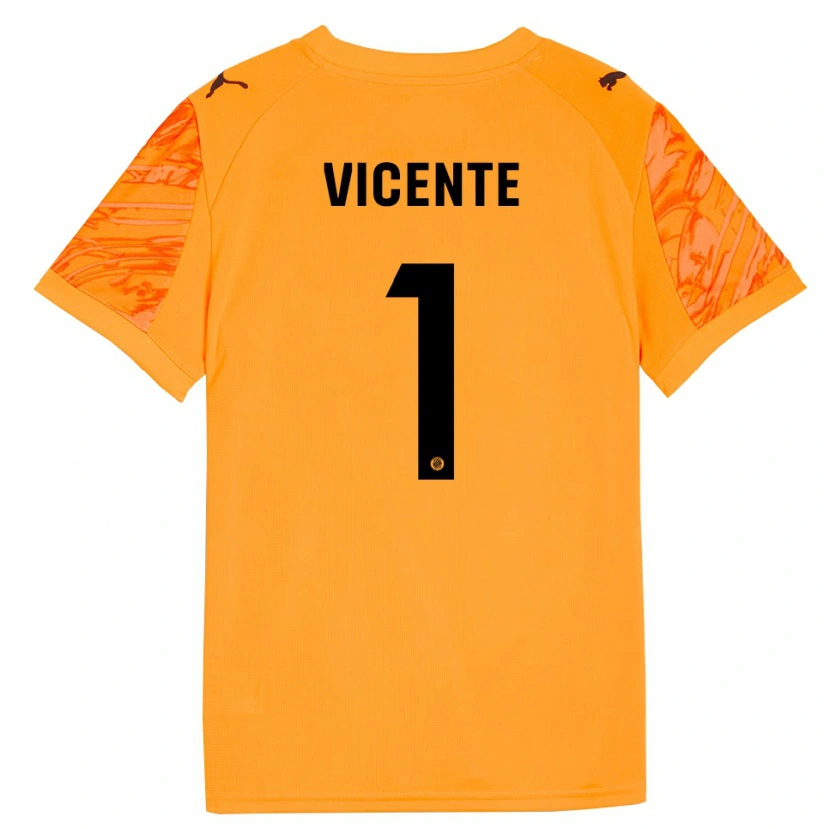 Danxen Herren Diego Vicente #1 Trikot Orange Schwarz Torwarttrikot 2025/26