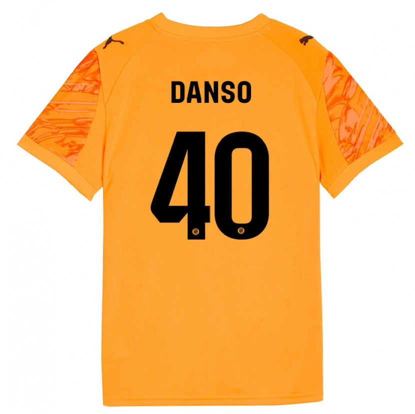 Danxen Herren Jordi Danso #40 Trikot Orange Schwarz Torwarttrikot 2025/26
