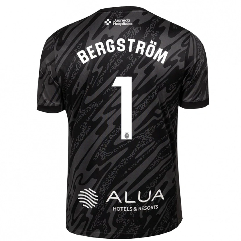 Danxen Herren Lucas Bergström #1 Trikot Dunkelgrau Schwarz Torwarttrikot 2025/26