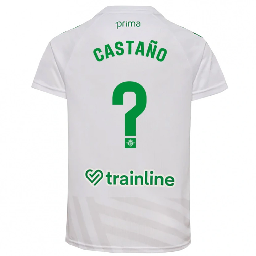 Danxen Herren Jesús Castaño #0 Trikot Weiß Grün Torwarttrikot 2025/26