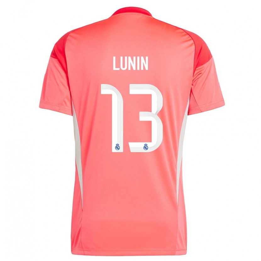 Danxen Herren Andriy Lunin #13 Trikot Orange Rot Weiß Torwarttrikot 2025/26