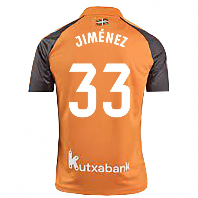 Danxen Herren Javier Jiménez #33 Trikot Schwarz Orange Torwarttrikot 2025/26
