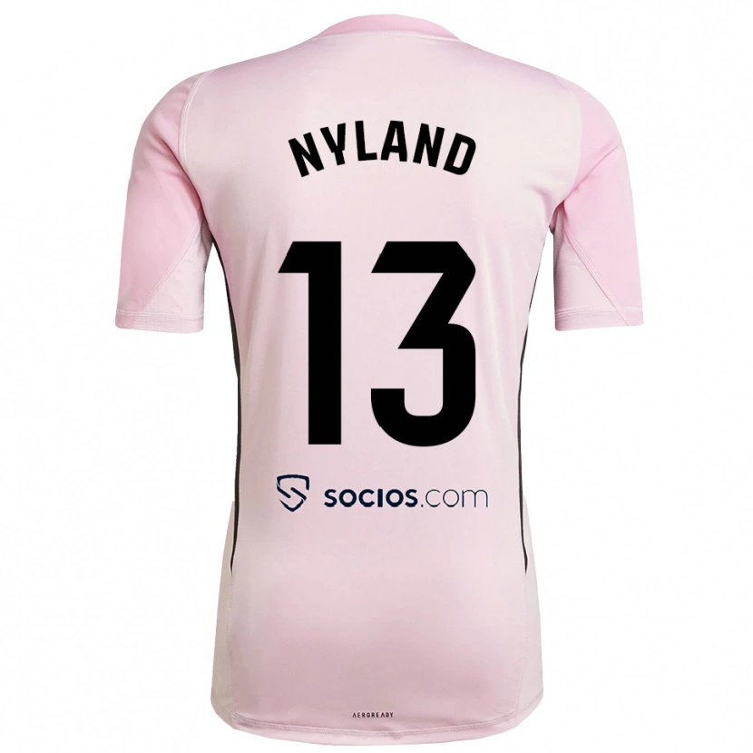 Danxen Herren Ørjan Nyland #13 Trikot Pink Schwarz Torwarttrikot 2025/26