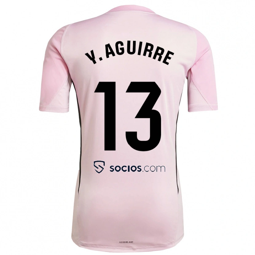 Danxen Herren Yolanda Aguirre Gutiérrez #13 Trikot Pink Schwarz Torwarttrikot 2025/26