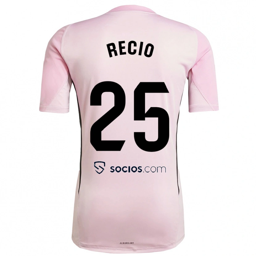Danxen Herren Sergio Recio #25 Trikot Pink Schwarz Torwarttrikot 2025/26