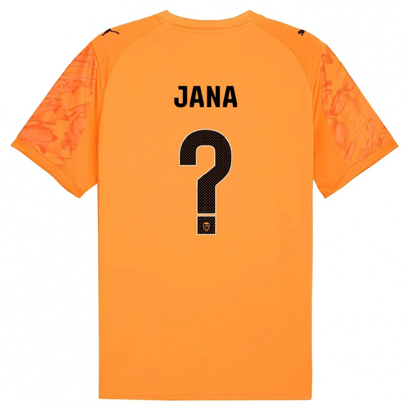 Danxen Herren Jana Xin Henseler Gallego #0 Trikot Orange Schwarz Torwarttrikot 2025/26