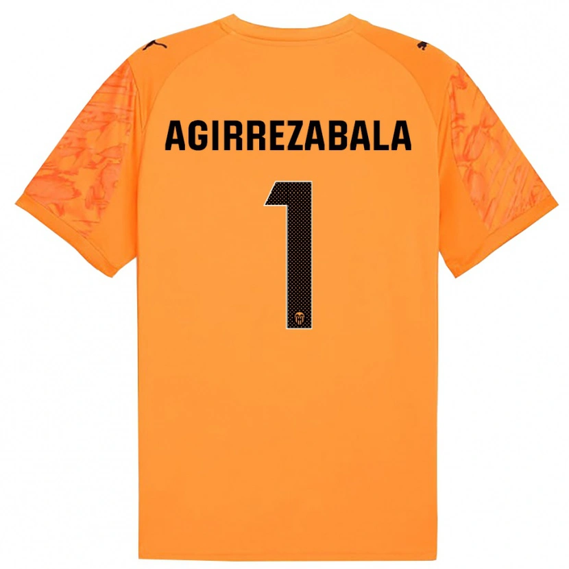 Danxen Herren Julen Agirrezabala #1 Trikot Orange Schwarz Torwarttrikot 2025/26