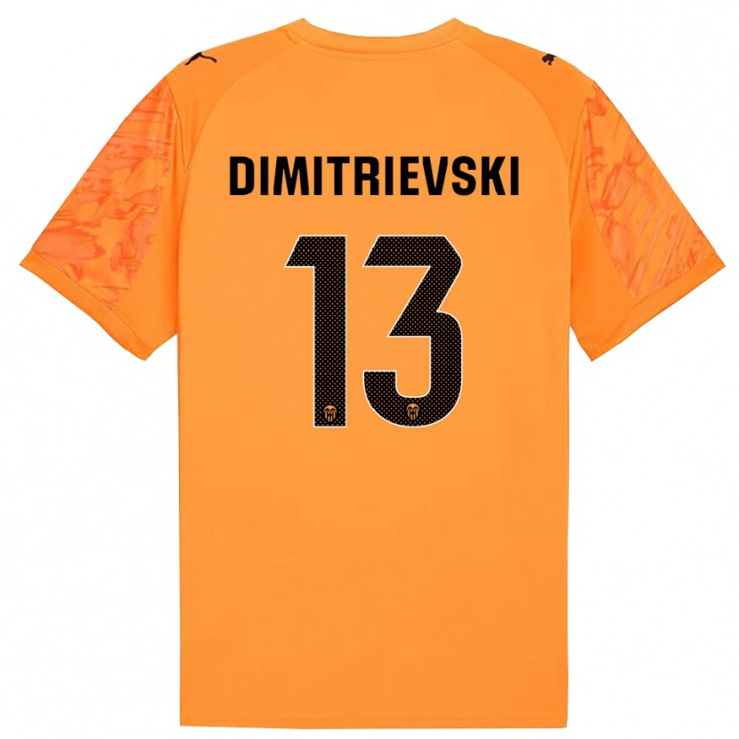 Danxen Herren Stole Dimitrievski #13 Trikot Orange Schwarz Torwarttrikot 2025/26