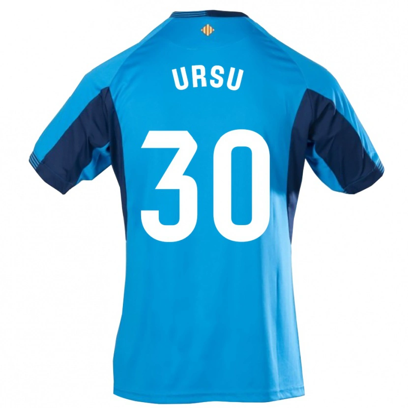 Danxen Herren Eduard Ursu #30 Trikot Blau Weiß Torwarttrikot 2025/26