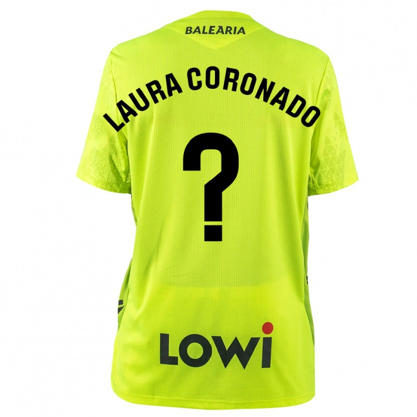Danxen Herren Laura Coronado Vilchez #0 Trikot Leuchtgrün Schwarz Torwarttrikot 2025/26