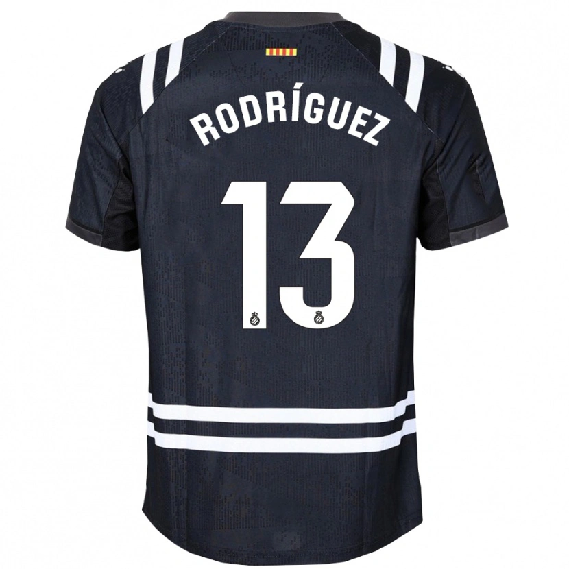 Danxen Herren Joel Rodríguez #13 Trikot Schwarz Weiß Torwarttrikot 2025/26