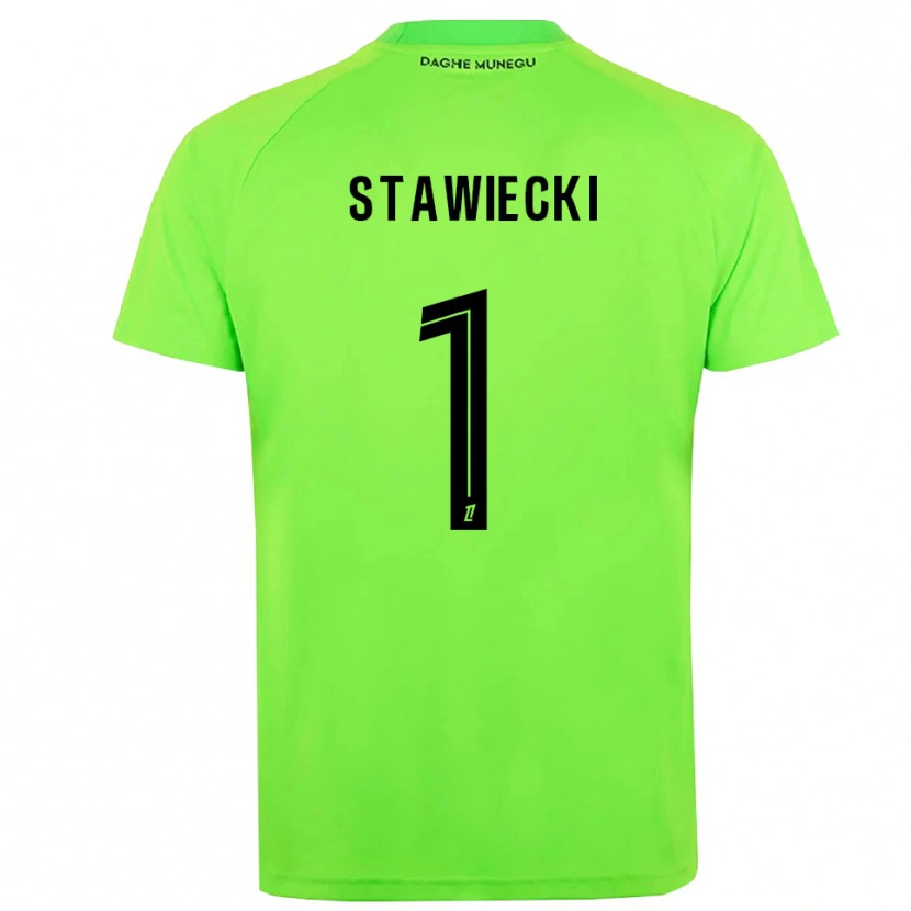 Danxen Herren Jules Stawiecki #1 Trikot Grün Schwarz Torwarttrikot 2025/26
