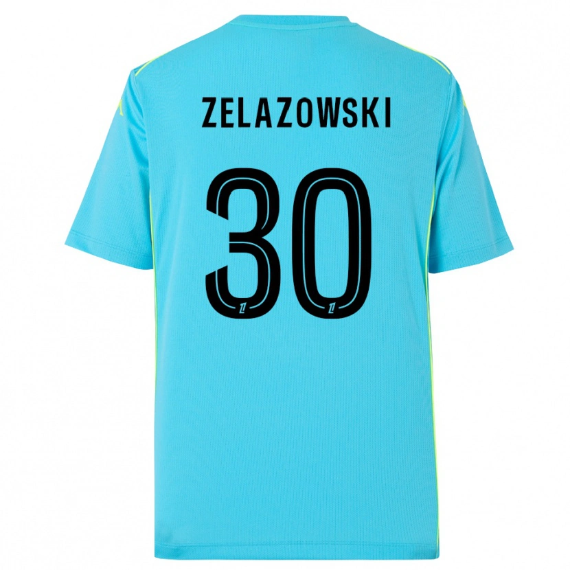 Danxen Herren Bartosz Zelazowski #30 Trikot Himmelblau Schwarz Torwarttrikot 2025/26