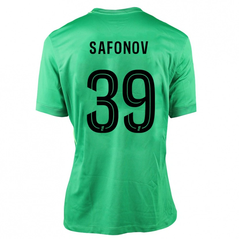 Danxen Herren Matvey Safonov #39 Trikot Grün Schwarz Torwarttrikot 2025/26
