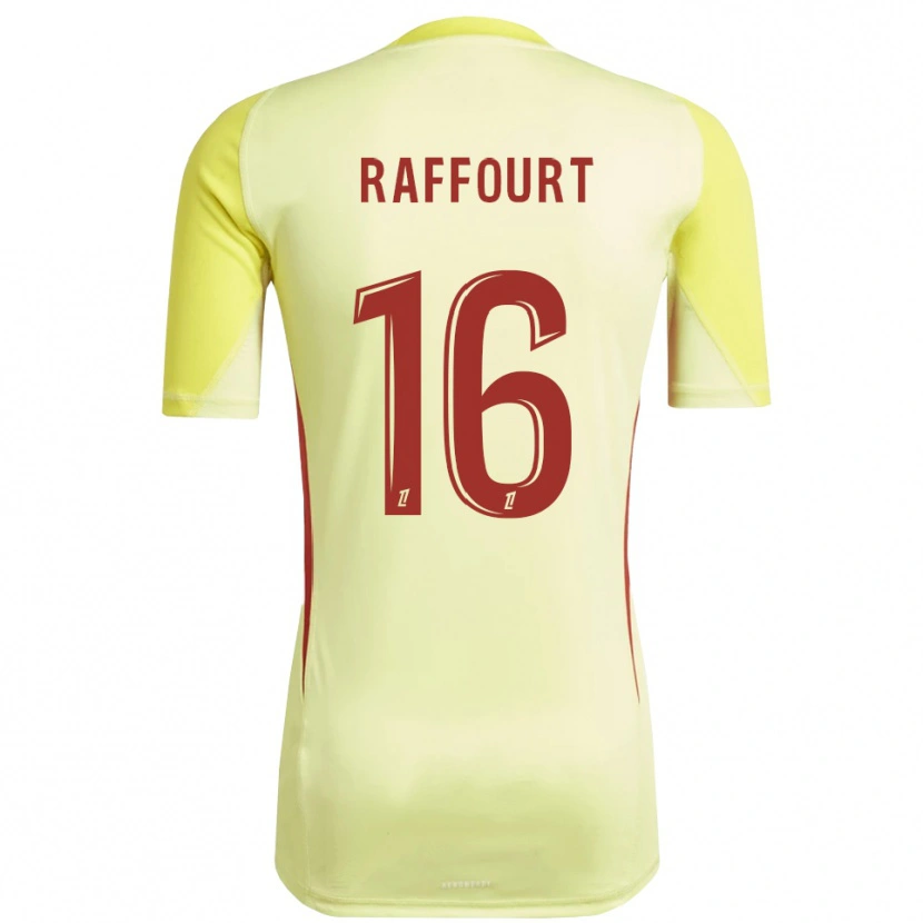 Danxen Herren Timéo Raffourt #16 Trikot Hellgelb Rot Torwarttrikot 2025/26