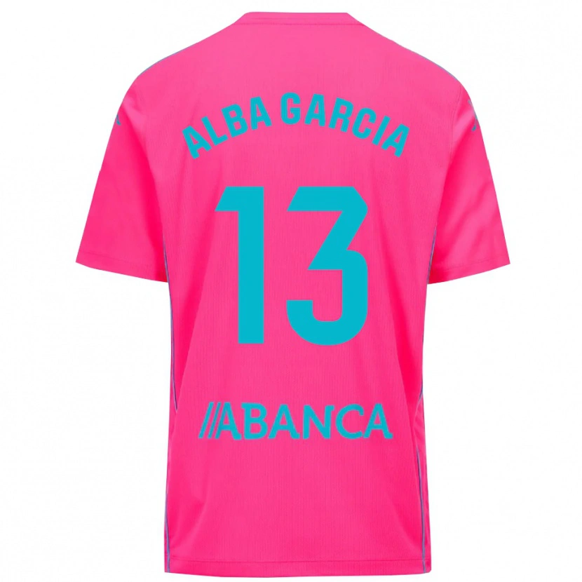 Danxen Herren Lucía Alba García #13 Trikot Tiefpink Schwarz Torwarttrikot 2025/26