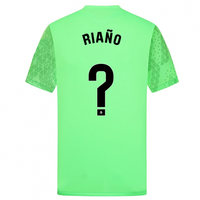 Danxen Herren Marcos Riaño #0 Trikot Frühlingsgrün Schwarz Torwarttrikot 2025/26