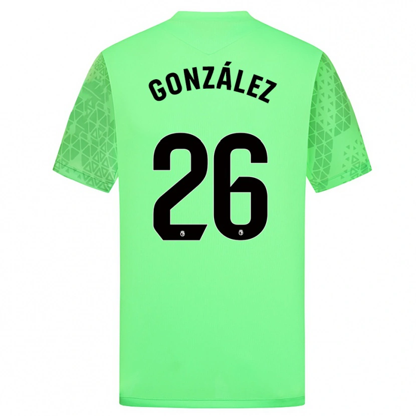 Danxen Herren Diego González #26 Trikot Frühlingsgrün Schwarz Torwarttrikot 2025/26