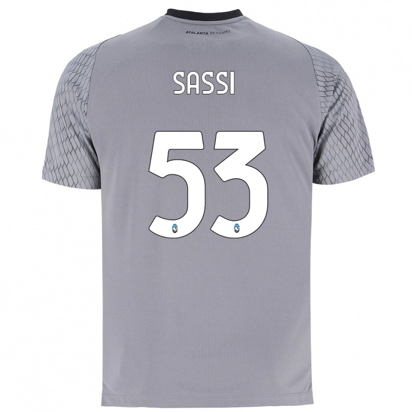 Danxen Herren Jacopo Sassi #53 Trikot Grau Blau Rot Torwarttrikot 2025/26