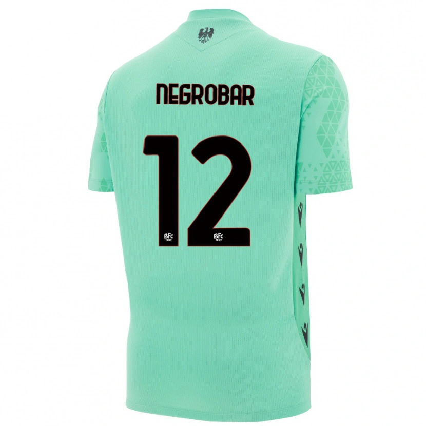Danxen Herren Lucas Negrobar #12 Trikot Mint Blau Schwarz Torwarttrikot 2025/26