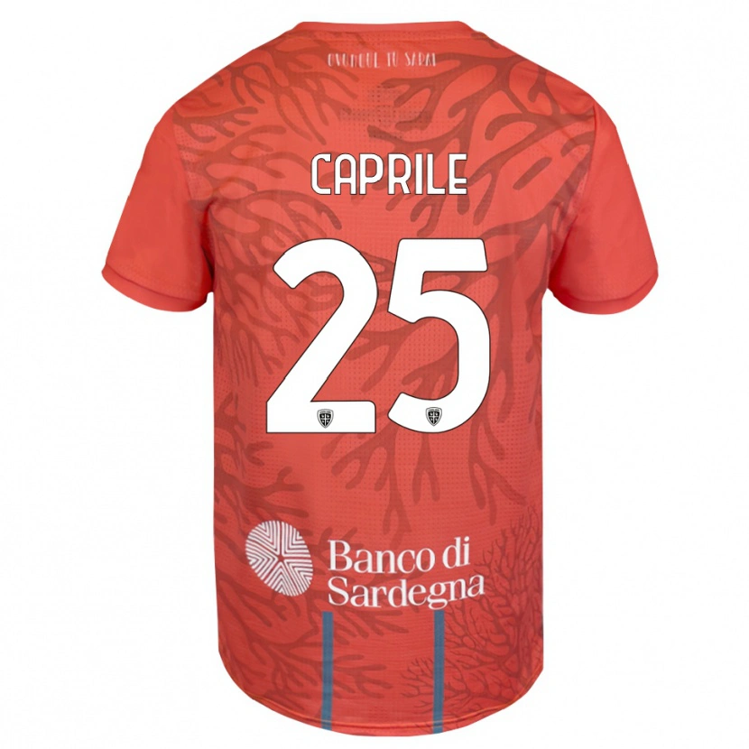 Danxen Herren Elia Caprile #25 Trikot Orange Rot Weiß Torwarttrikot 2025/26