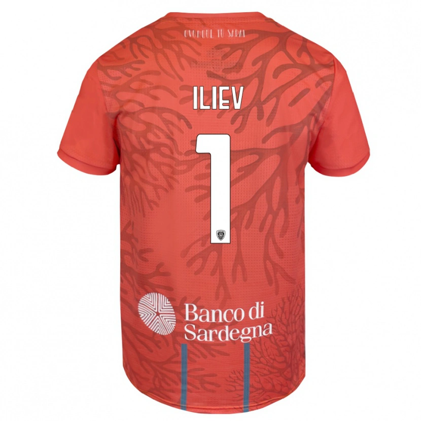 Danxen Herren Velizar-Iliya Iliev #1 Trikot Orange Rot Weiß Torwarttrikot 2025/26