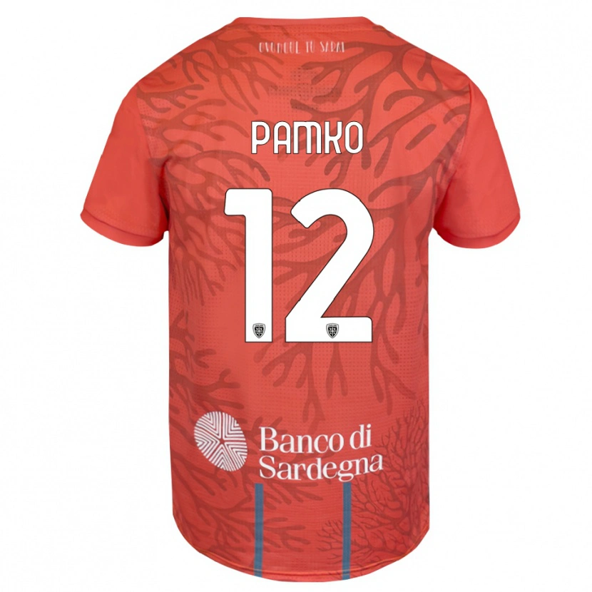 Danxen Herren Dmytro Panko #12 Trikot Orange Rot Weiß Torwarttrikot 2025/26