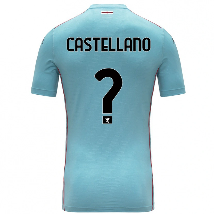 Danxen Herren Cristiano Castellano #0 Trikot Blau Grau Torwarttrikot 2025/26