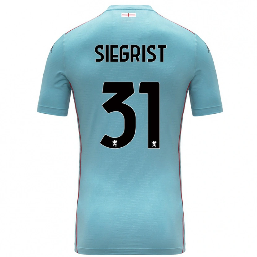 Danxen Herren Benjamin Siegrist #31 Trikot Blau Grau Torwarttrikot 2025/26