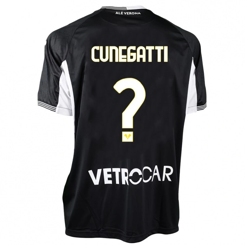 Danxen Herren Andrea Cunegatti #0 Trikot Schwarz Weiß Torwarttrikot 2025/26