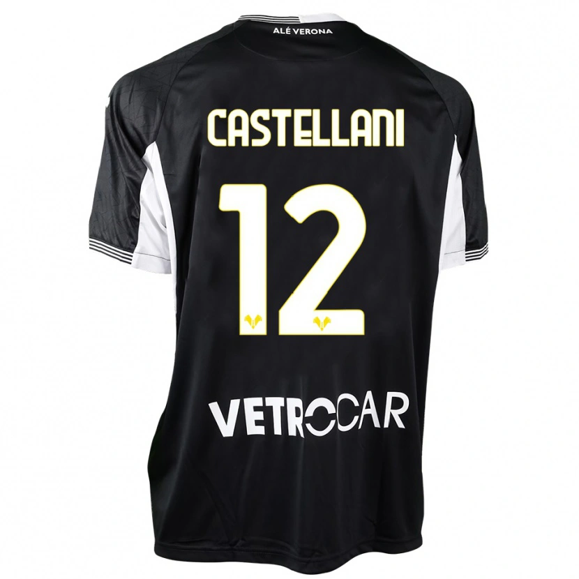 Danxen Herren Zeno Castellani #12 Trikot Schwarz Weiß Torwarttrikot 2025/26