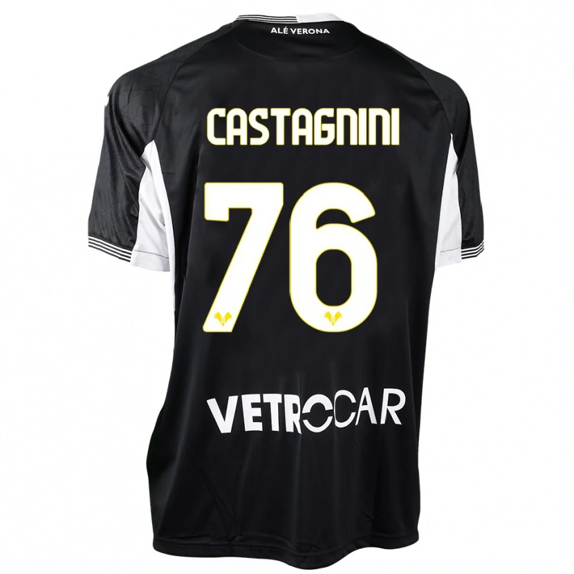 Danxen Herren Mirko Castagnini #76 Trikot Schwarz Weiß Torwarttrikot 2025/26