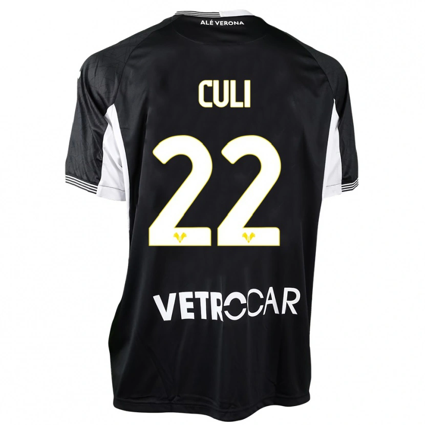 Danxen Herren Daniel Culi #22 Trikot Schwarz Weiß Torwarttrikot 2025/26