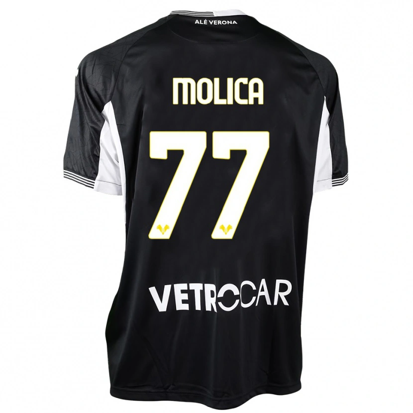 Danxen Herren Francesco Molica #77 Trikot Schwarz Weiß Torwarttrikot 2025/26