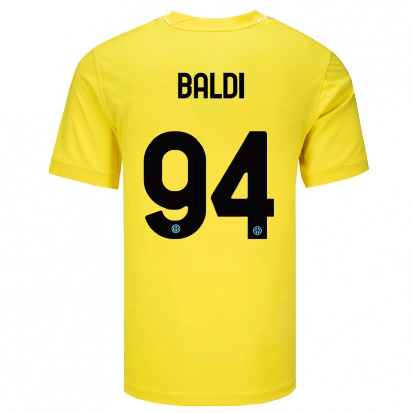 Danxen Herren Rachele Baldi #94 Trikot Hellgelb Schwarz Torwarttrikot 2025/26
