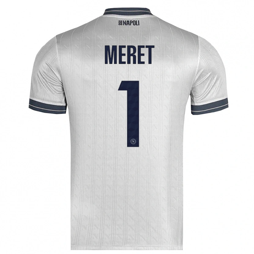 Danxen Herren Alex Meret #1 Trikot Hellgrau Torwarttrikot 2025/26