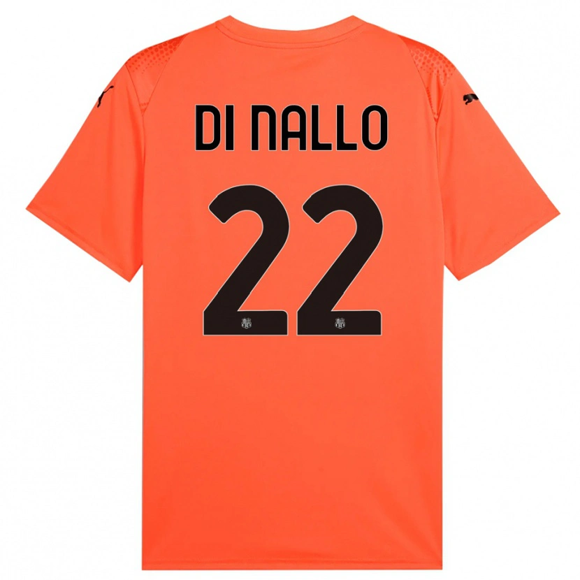 Danxen Herren Erica Di Nallo #22 Trikot Orange Schwarz Torwarttrikot 2025/26