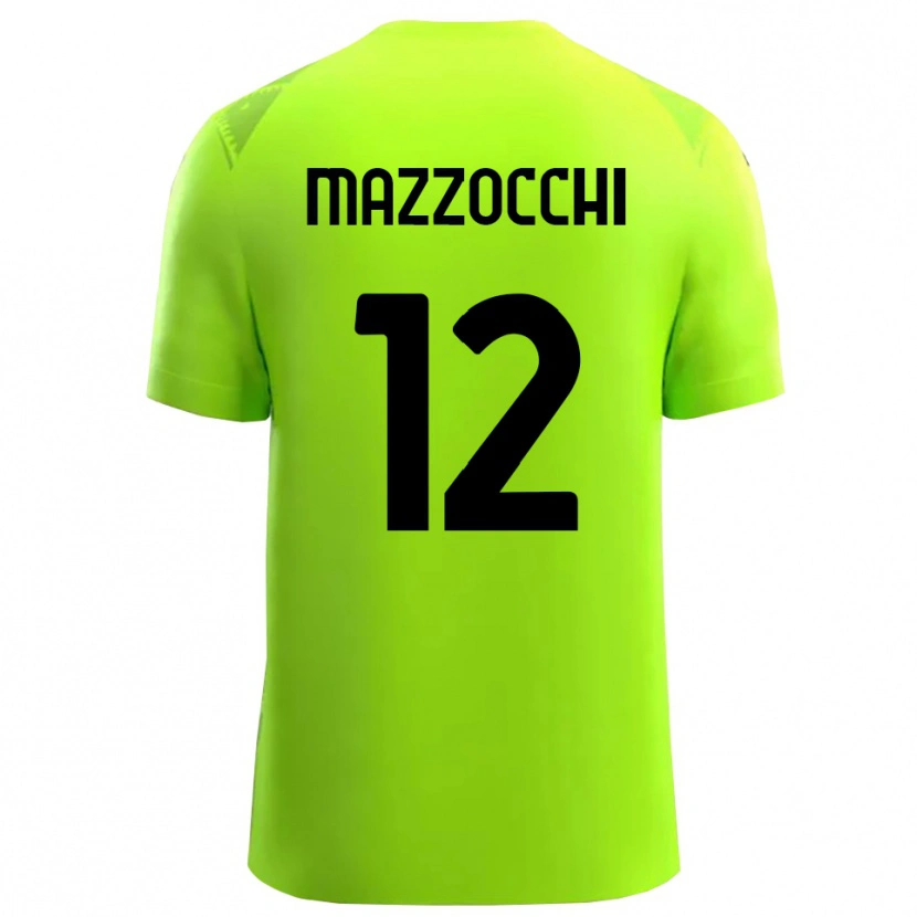 Danxen Herren Alessandro Mazzocchi #12 Trikot Rasen Grün Schwarz Torwarttrikot 2025/26