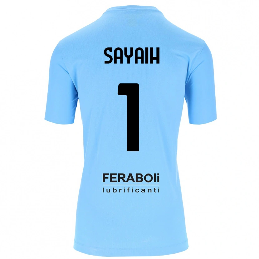 Danxen Herren Ilyas Sayaih #1 Trikot Himmelblau Schwarz Torwarttrikot 2025/26