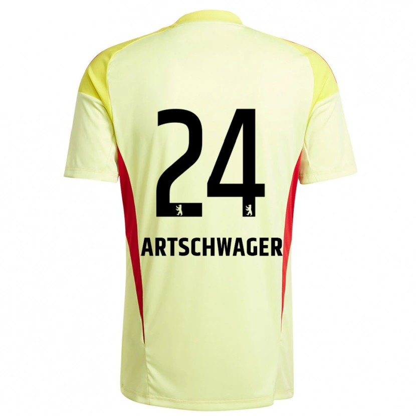 Danxen Herren Finn Artschwager #24 Trikot Hellgelb Schwarz Torwarttrikot 2025/26