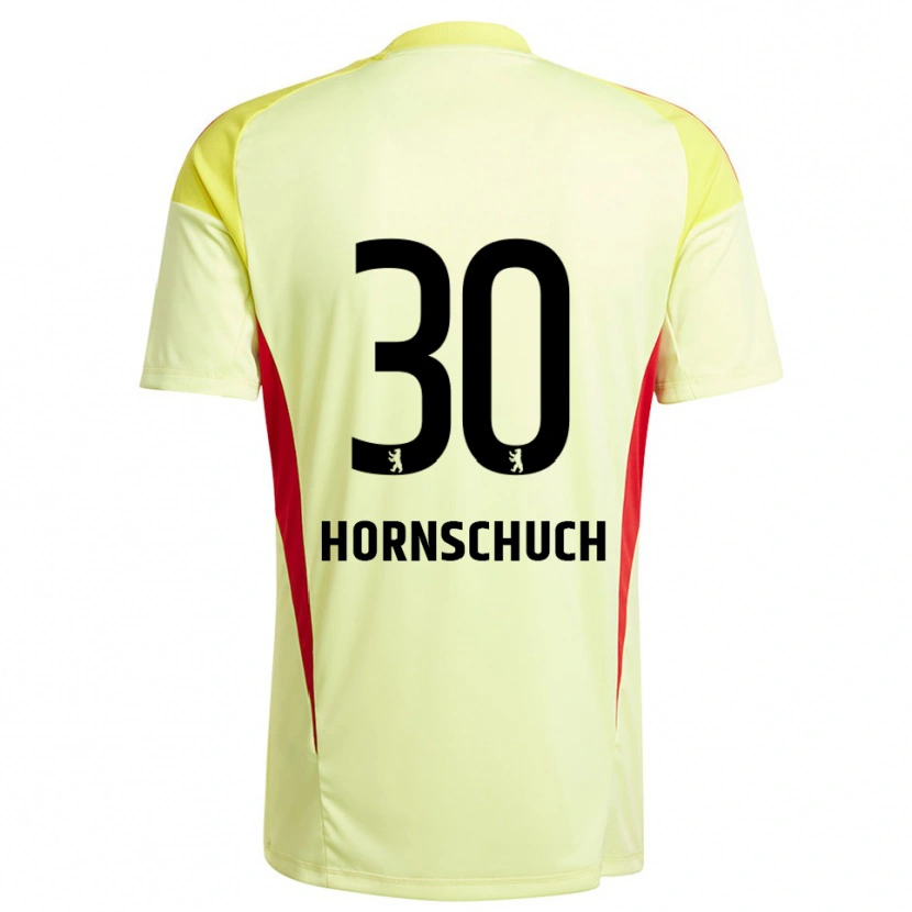 Danxen Herren Sarah Hornschuch #30 Trikot Hellgelb Schwarz Torwarttrikot 2025/26