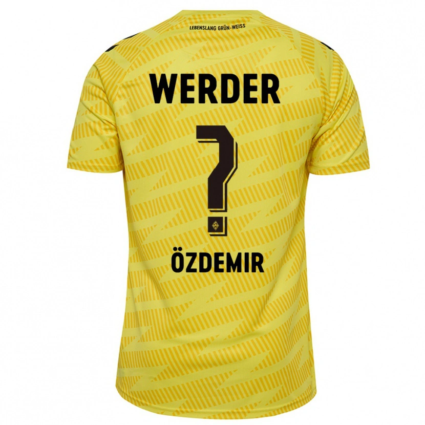 Danxen Herren Sinem Özdemir #0 Trikot Gelb Schwarz Torwarttrikot 2025/26
