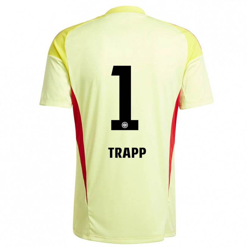 Danxen Herren Kevin Trapp #1 Trikot Hellgelb Schwarz Torwarttrikot 2025/26