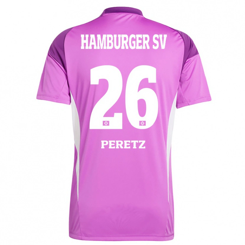 Danxen Herren Daniel Peretz #26 Trikot Flieder Weiß Lila Torwarttrikot 2025/26
