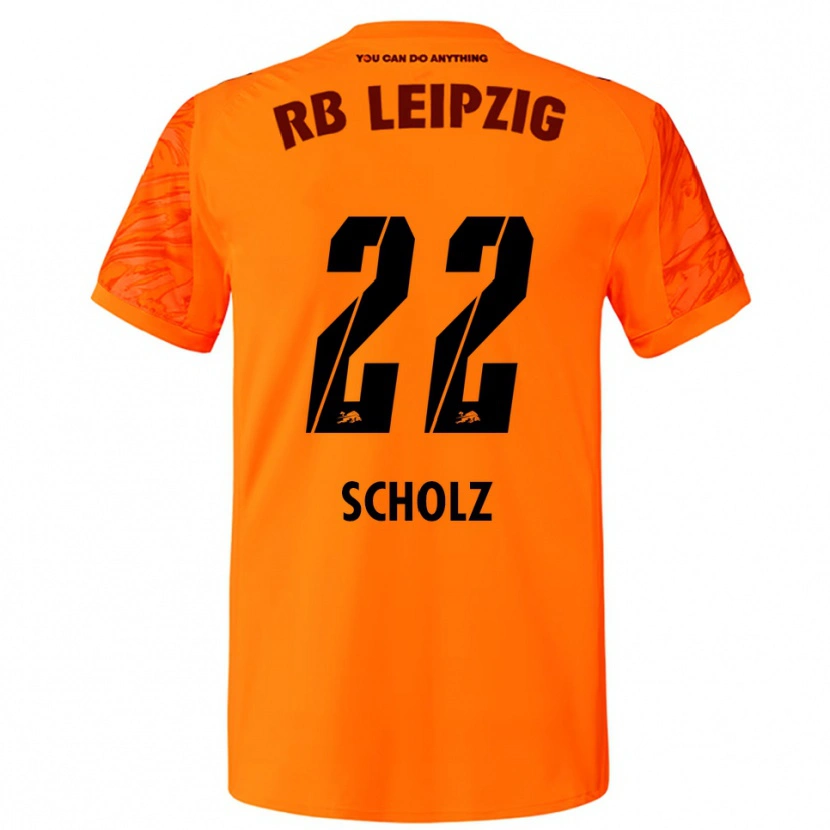 Danxen Herren Emil Scholz #22 Trikot Orange Rot Torwarttrikot 2025/26